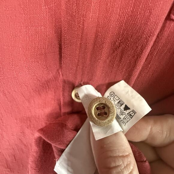 ZARA Mens Hawaiian Embroidered Shirt SIZE MEDIUM SEVENTH BEACH Button Camp Kawai - Picture 8 of 9